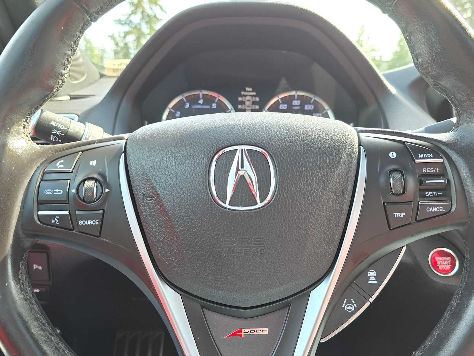 2020 Acura TLX w/Technology/A-Spec Pkg Red Leather