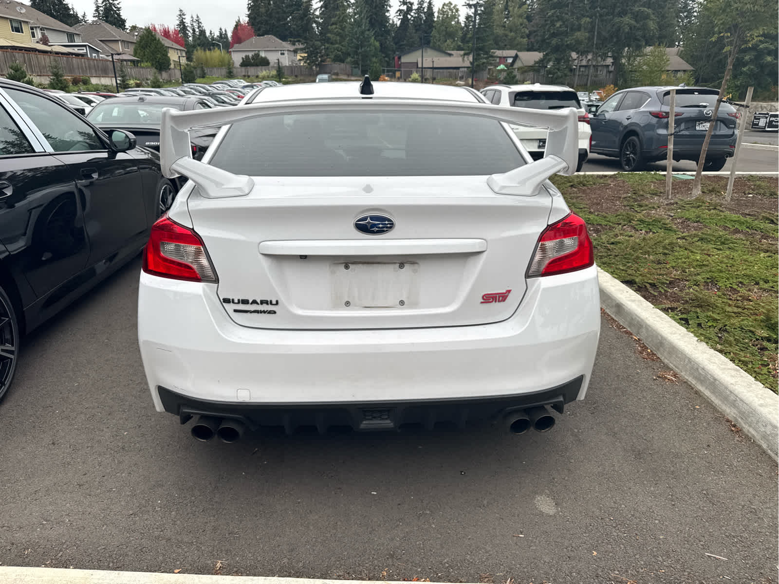 2020 Subaru WRX STI Series.White