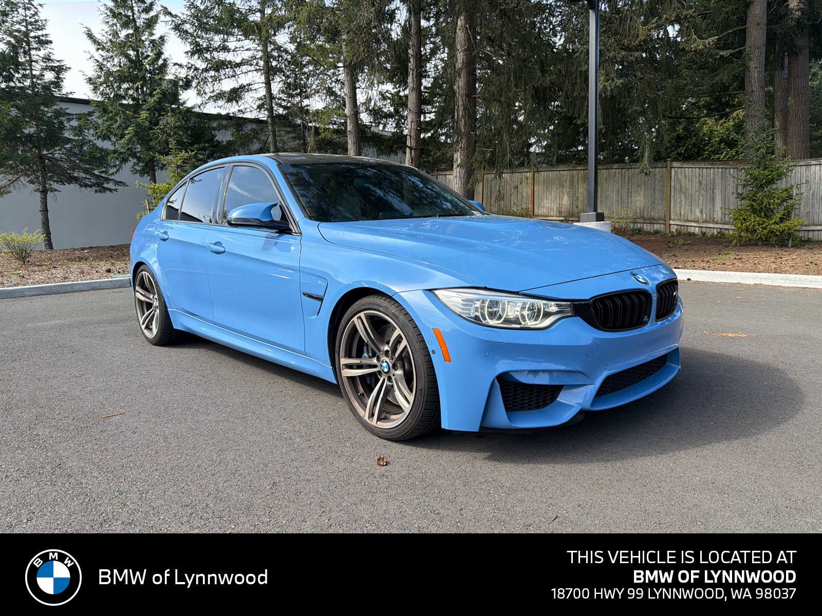 2015 BMW M3 Sedan 4dr Sdn