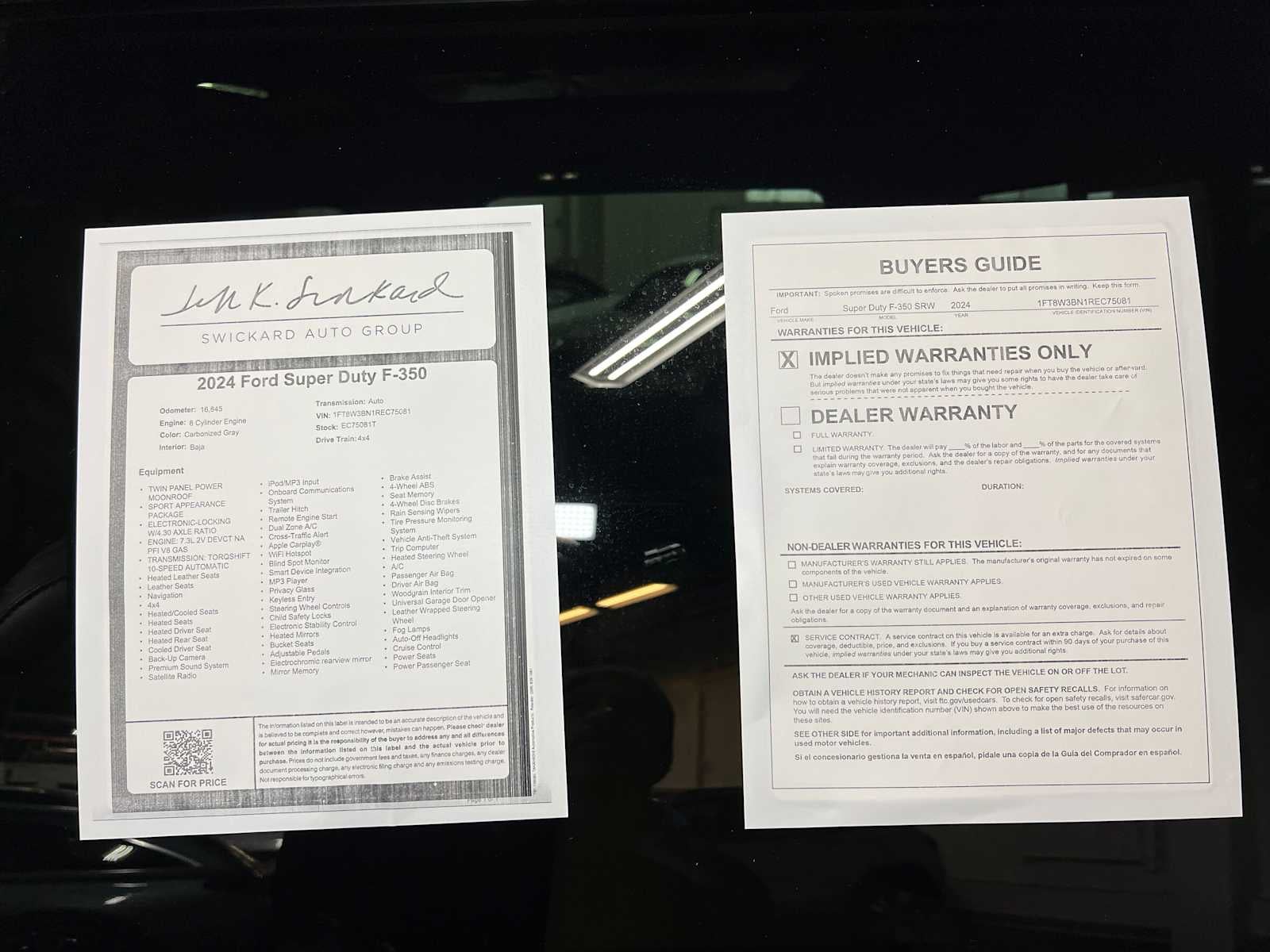 2024 Ford Super Duty F-350 SRW Pickup LARIAT