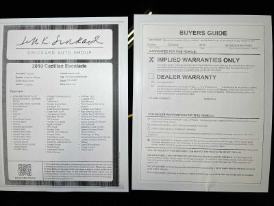 2019 Cadillac Escalade Premium Luxury