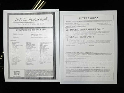 2026 Mercedes-Benz GLE 350 GLE 350