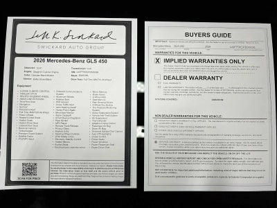 2026 Mercedes-Benz GLS 450 4MATIC® SUV