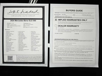 2024 Mercedes-Benz GLS 580 4MATIC® SUV