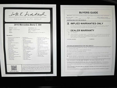 2016 Mercedes-Benz C 300 4dr Sdn 4MATIC®