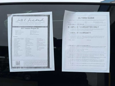 2017 Nissan Rogue SV