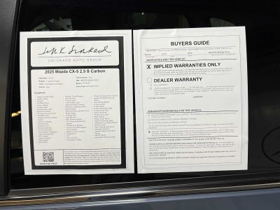 2025 Mazda Mazda CX-5 2.5 S Carbon Edition