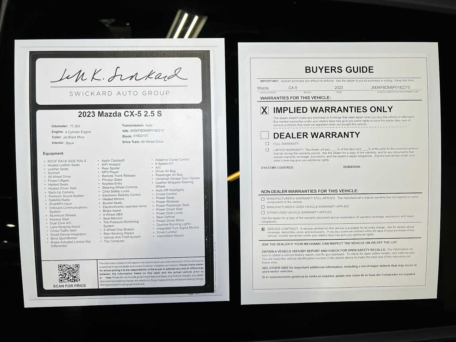 2023 Mazda Mazda CX-5 2.5 S Premium Package