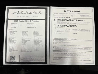 2025 Mazda Mazda CX-90 S Premium Plus Package