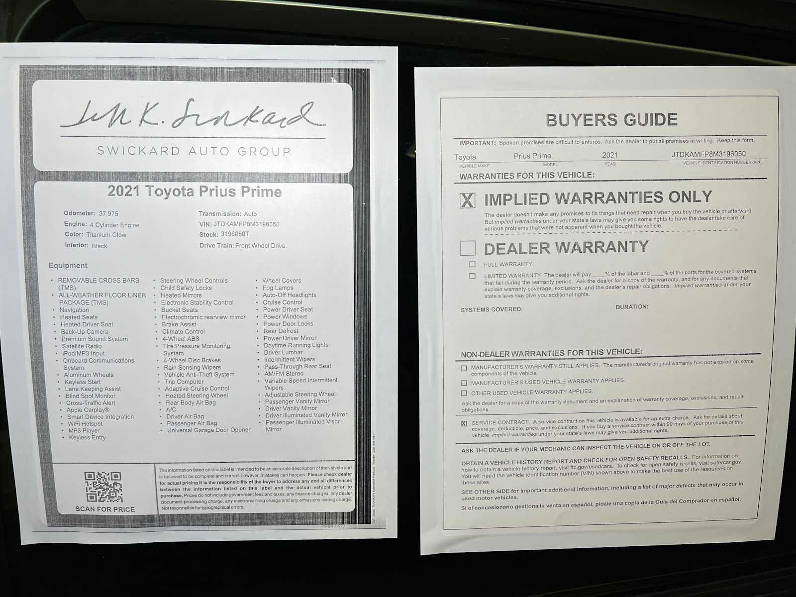 2021 Toyota Prius Prime Limited