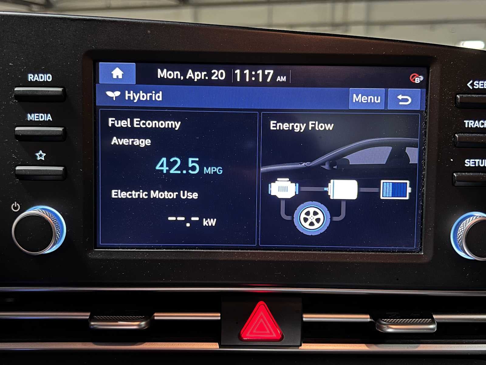 2023 Hyundai Elantra Hybrid Blue