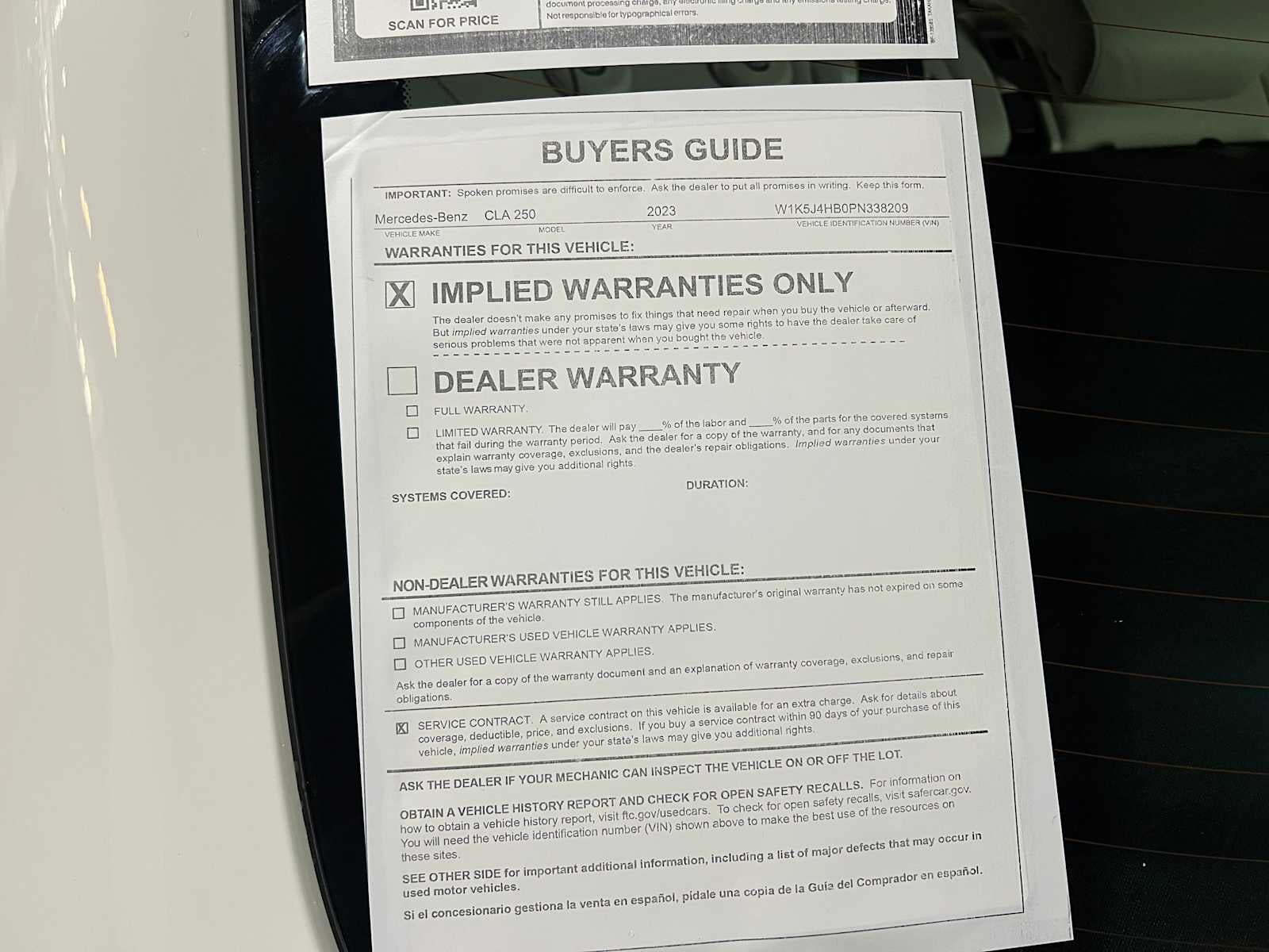 2023 Mercedes-Benz CLA 250 CLA 250