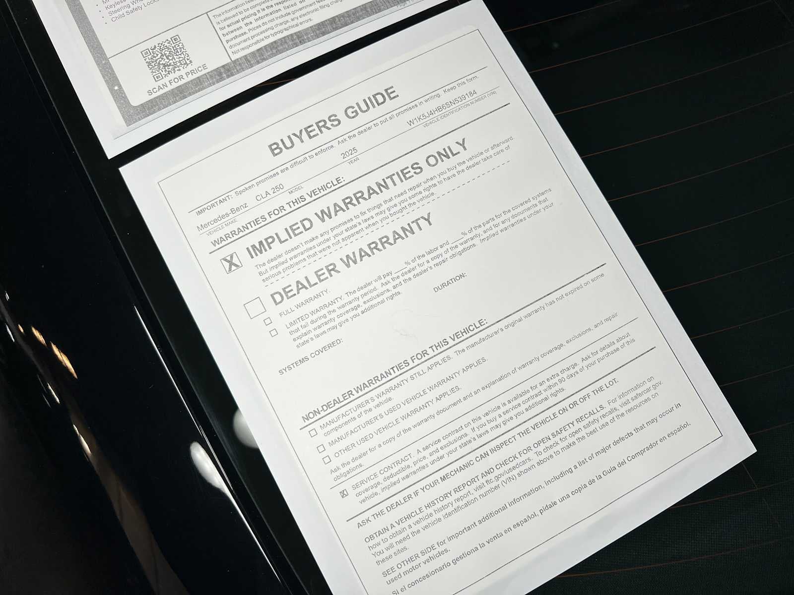 2025 Mercedes-Benz CLA 250 4MATIC® Coupe