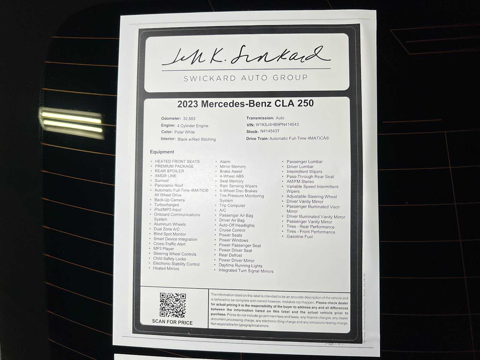 2023 Mercedes-Benz CLA 250 4MATIC® Coupe