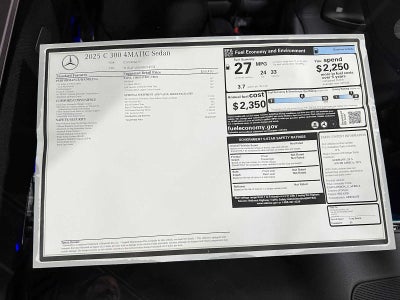 2025 Mercedes-Benz C 300 C 300