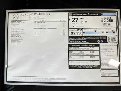 2025 Mercedes-Benz C 300 C 300