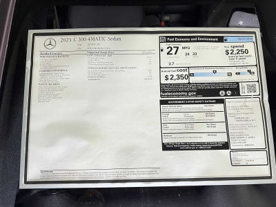 2025 Mercedes-Benz C 300 C 300