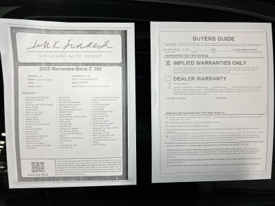 2025 Mercedes-Benz C 300 C 300