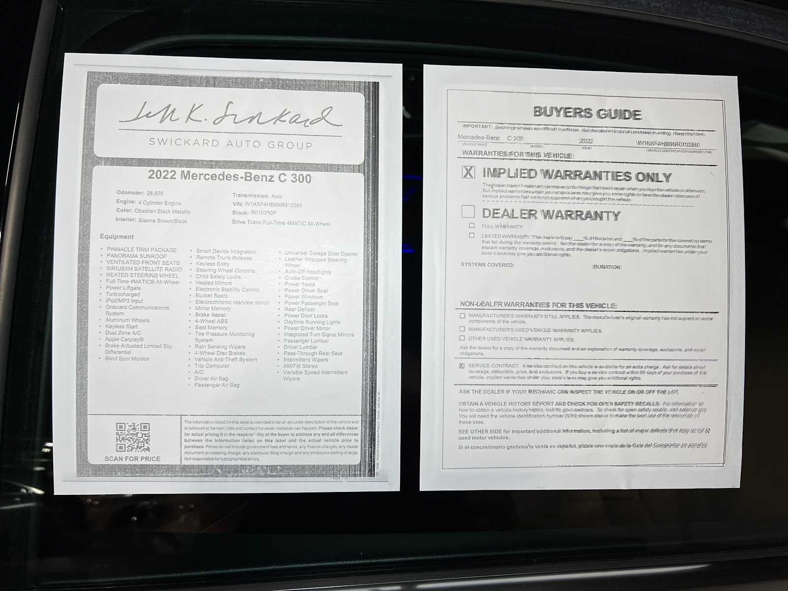 2022 Mercedes-Benz C 300 C 300