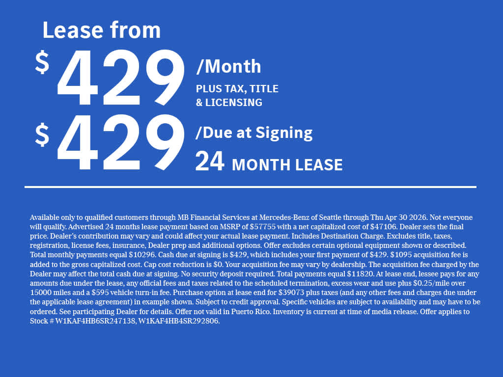 2025 Mercedes-Benz C 300 4MATIC® Sedan