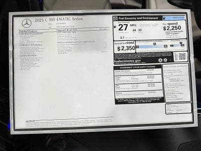 2025 Mercedes-Benz C 300 C 300