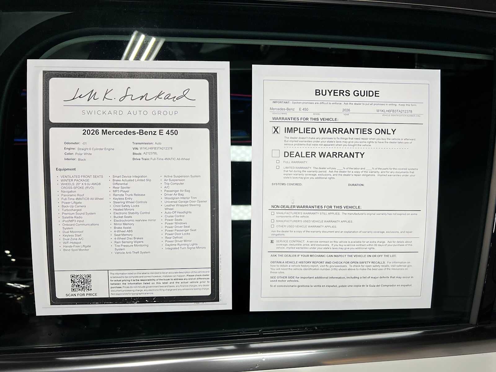 2026 Mercedes-Benz E 450 4MATIC® All-Terrain Wagon