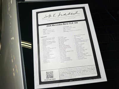 2026 Mercedes-Benz CLE 300 4MATIC® Coupe