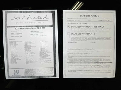 2025 Mercedes-Benz GLB 250 4MATIC® SUV