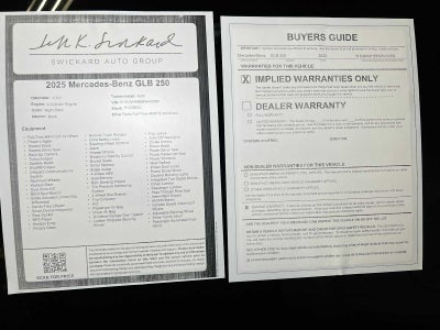 2025 Mercedes-Benz GLB 250 4MATIC® SUV