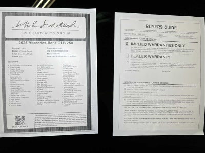 2025 Mercedes-Benz GLB 250 4MATIC® SUV