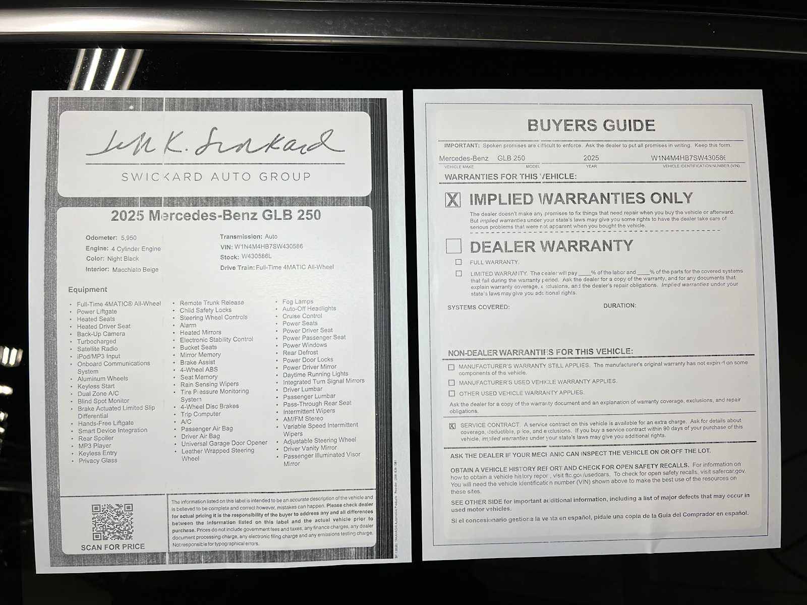 2025 Mercedes-Benz GLB 250 GLB 250