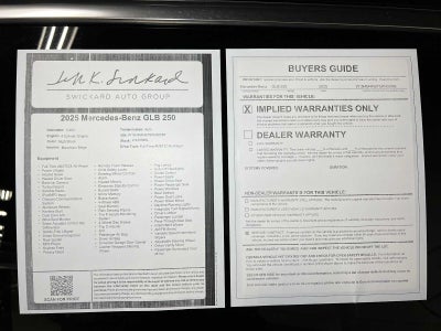 2025 Mercedes-Benz GLB 250 4MATIC® SUV