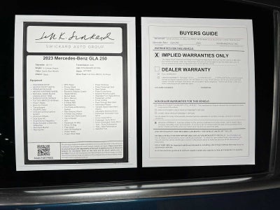 2023 Mercedes-Benz GLA 250 4MATIC® SUV