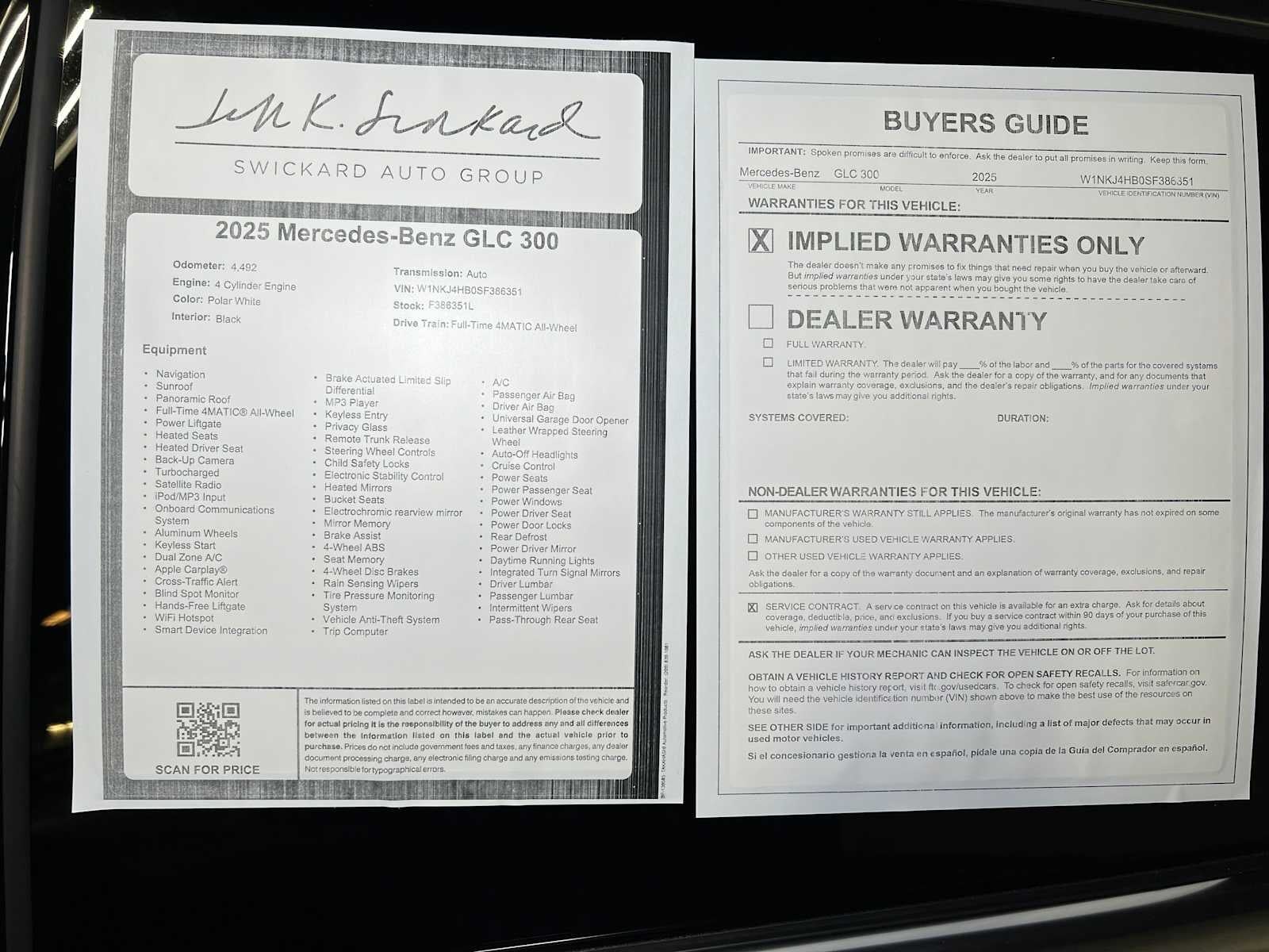 2025 Mercedes-Benz GLC GLC 300