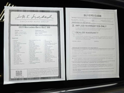 2025 Mercedes-Benz GLC 300 GLC 300