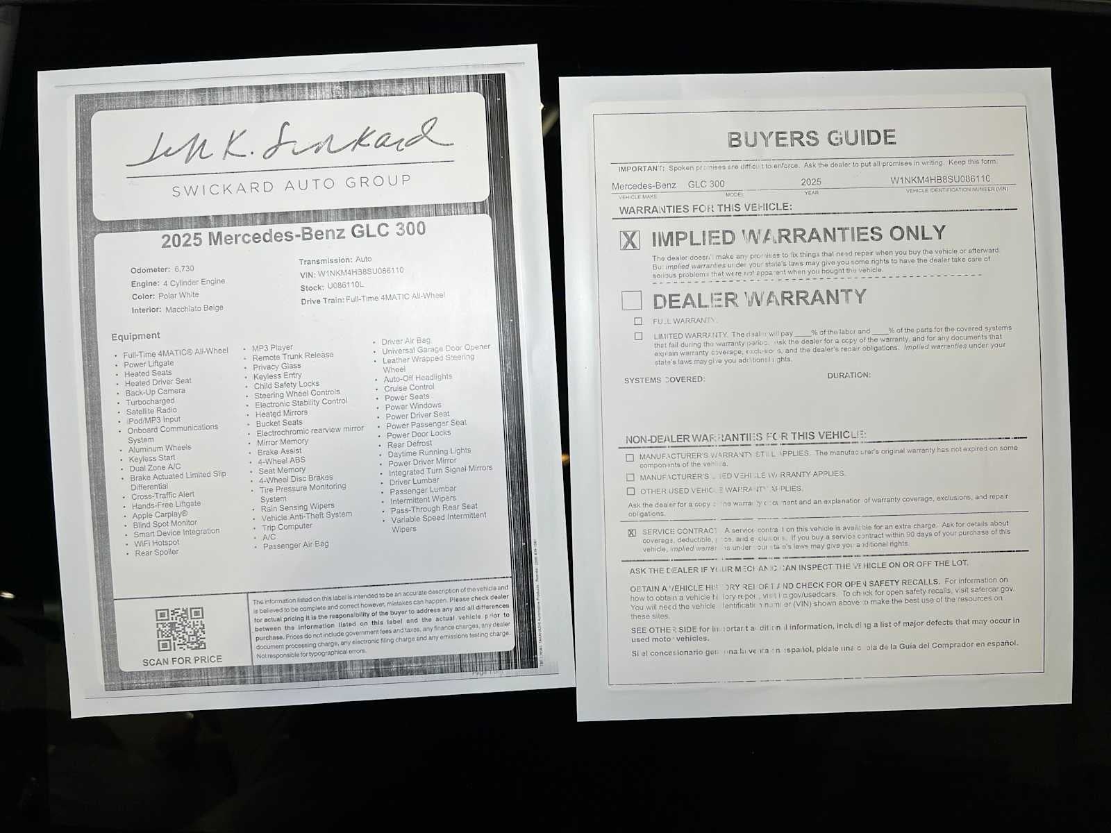 2025 Mercedes-Benz GLC GLC 300