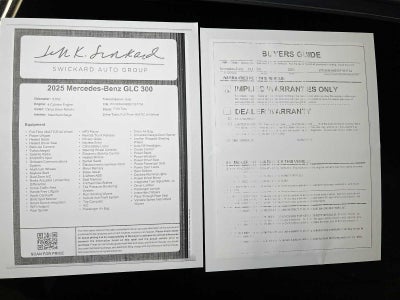 2025 Mercedes-Benz GLC 300 GLC 300