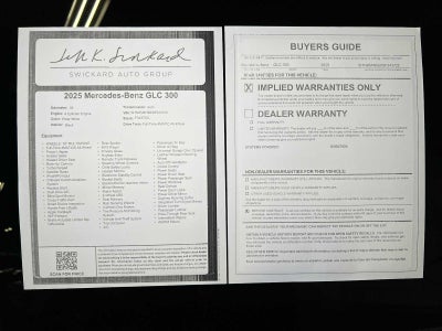 2025 Mercedes-Benz GLC GLC 300