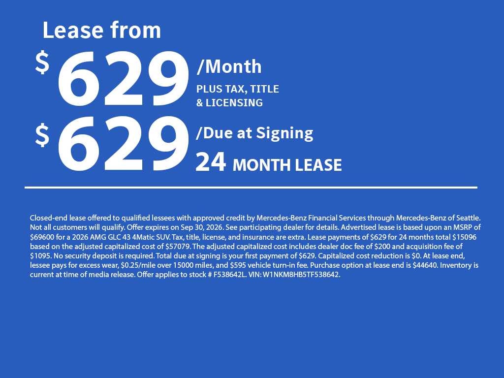 2026 Mercedes-Benz AMG® GLC 43 4MATIC® SUV