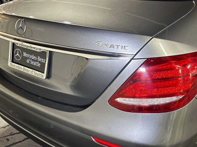 2017 Mercedes-Benz E 300 4MATIC® Sedan