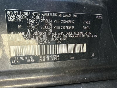 2022 Toyota RAV4 XLE