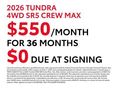 2026 Toyota Tundra SR5