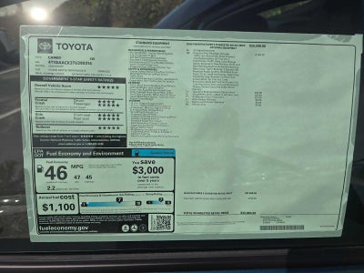 2026 Toyota Camry XSE