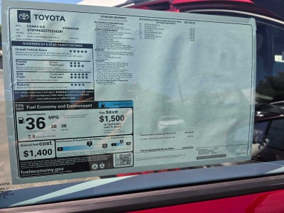 2026 Toyota Sienna XLE