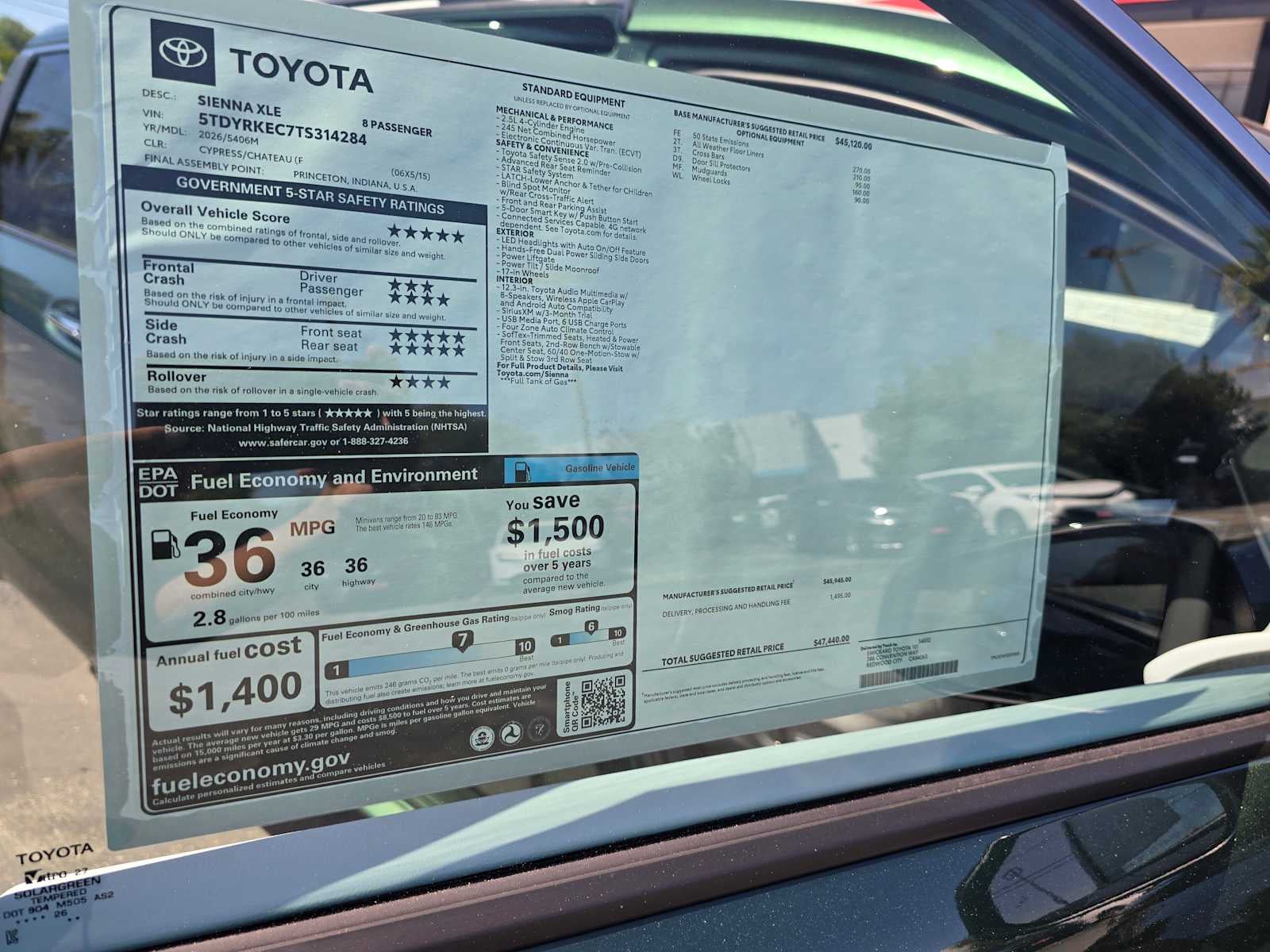 2026 Toyota Sienna XLE