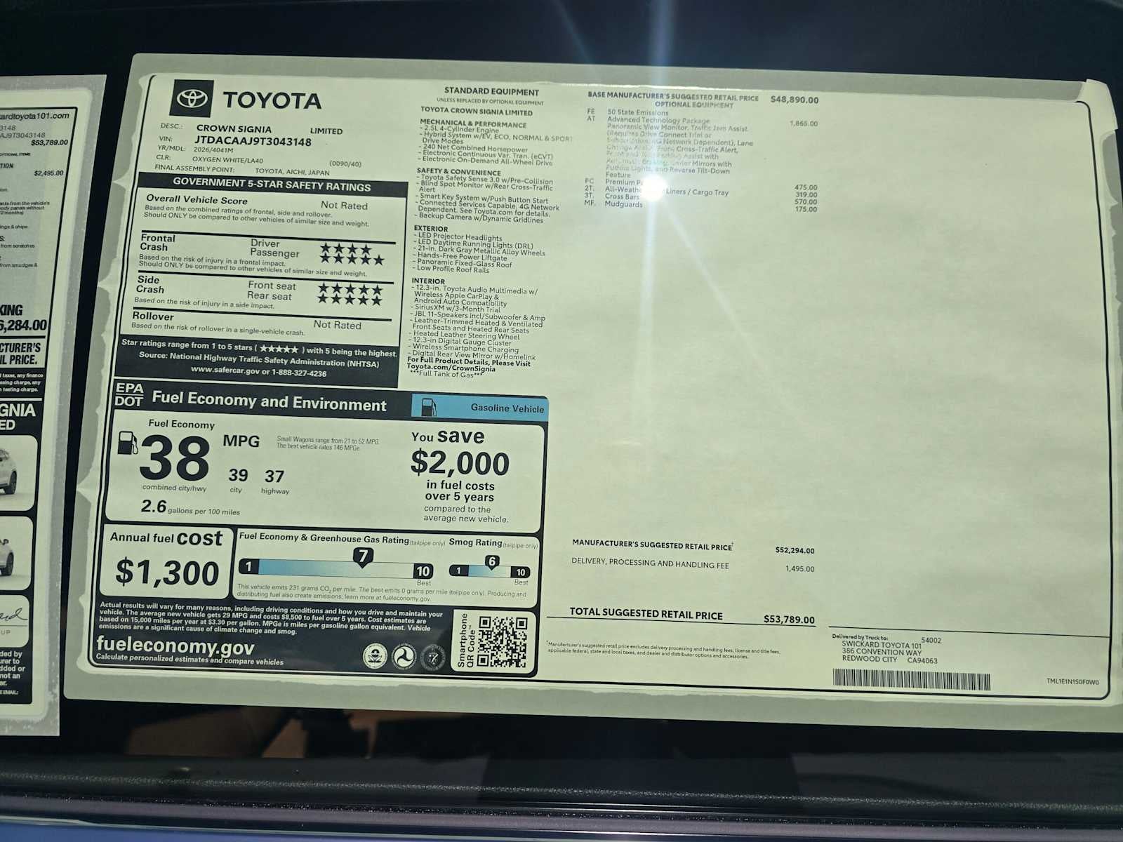 2026 Toyota Toyota Crown Signia Limited