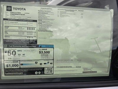 2026 Toyota Corolla Hybrid LE