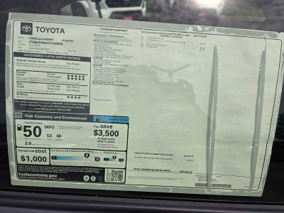 2026 Toyota Corolla Hybrid LE