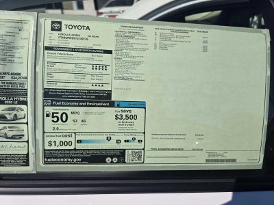 2026 Toyota Corolla Hybrid XLE