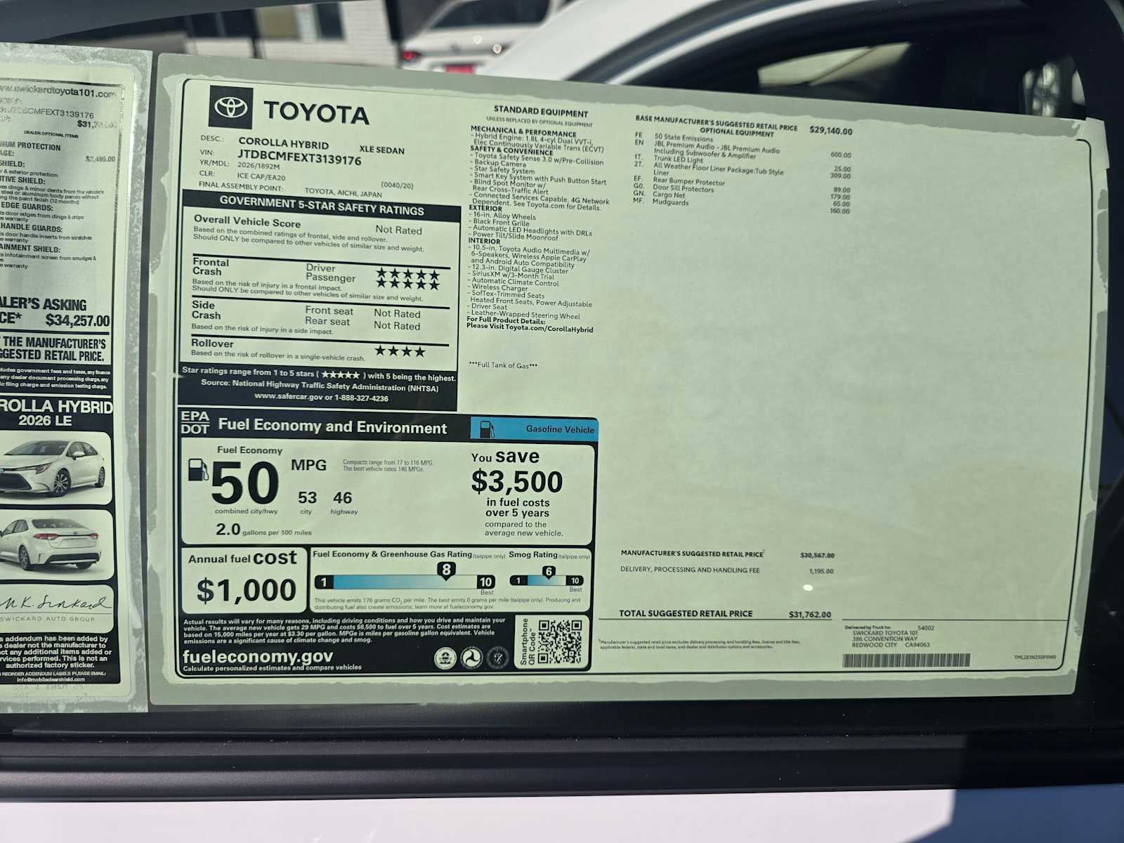 2026 Toyota Corolla Hybrid XLE